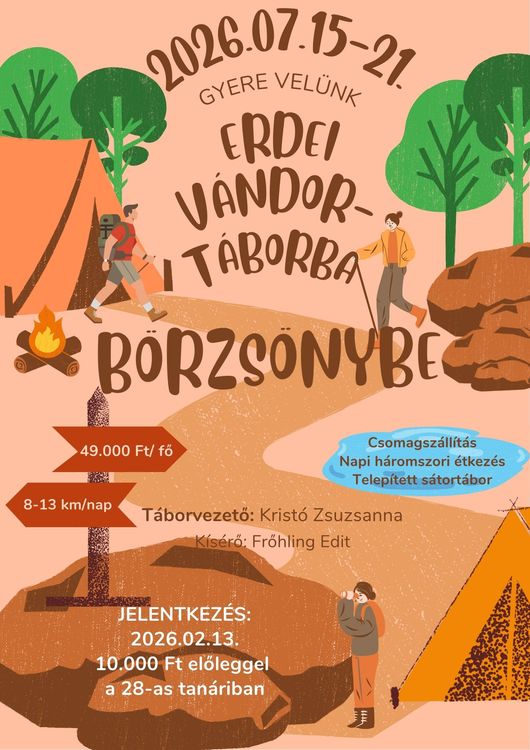 ERDEI VÁNDORTÁBOR