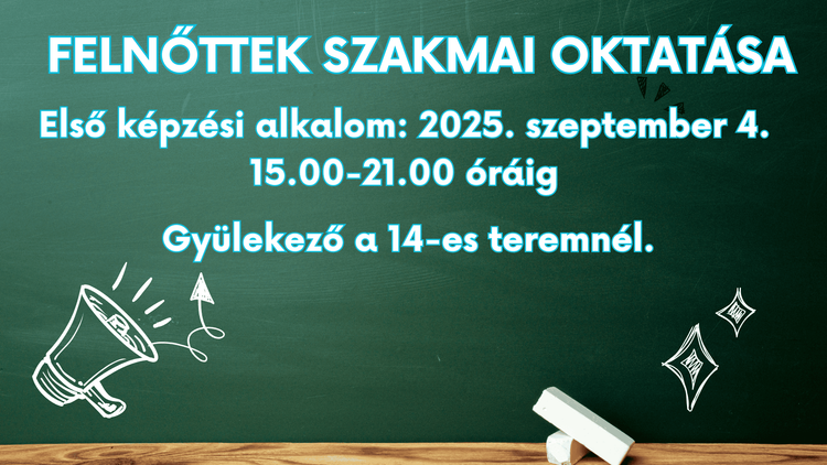 Felnőttek szakmai oktatása