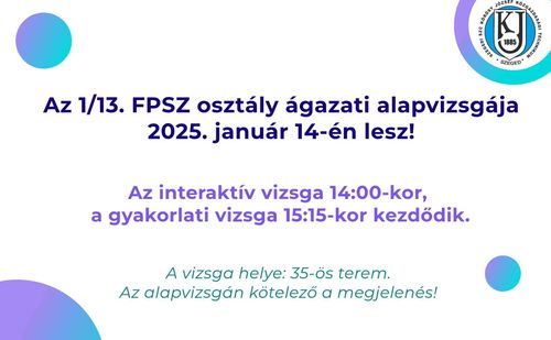 Gazdasági interaktív alapvizsga