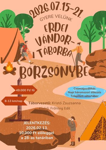 ERDEI VÁNDORTÁBOR