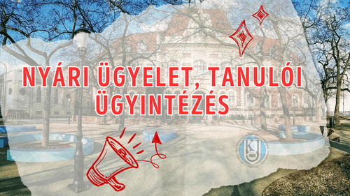 Nyári ügyelet, tanulói ügyintézés