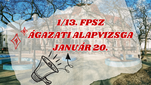 Ágazati alapvizsga információi