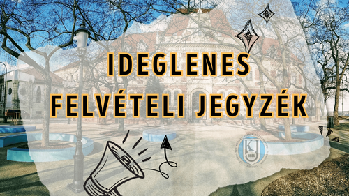 Ideiglenes felvételi jegyzék 2026